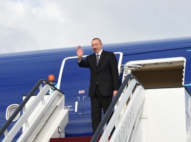 Azerbaijani president ends his visit to Turkey