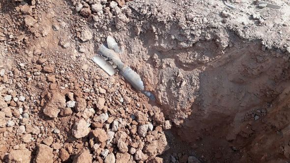 Joint clearing operation conducted in connection with blast at ammo depot