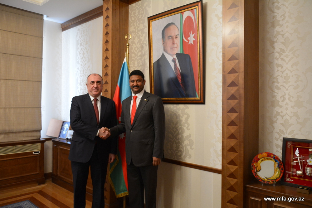 Foreign Minister Elmar Mammadyarov receives  incoming consul of Sudan