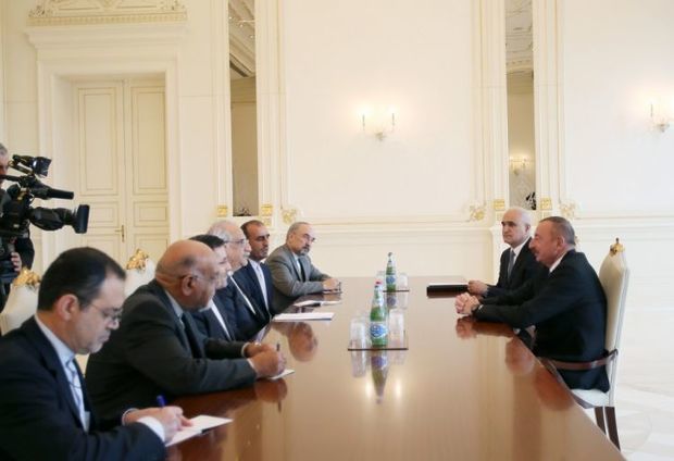 Azerbaijani president receives Iranian minister