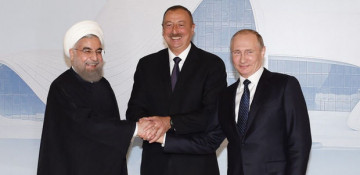 Trilateral meeting of the presidents of Azerbaijan, Iran and Russia started in Tehran