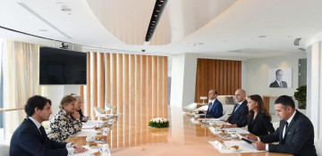 First VP Mehriban Aliyeva meets delegation led by Vice President of Italian Senate Linda Lanzillotta