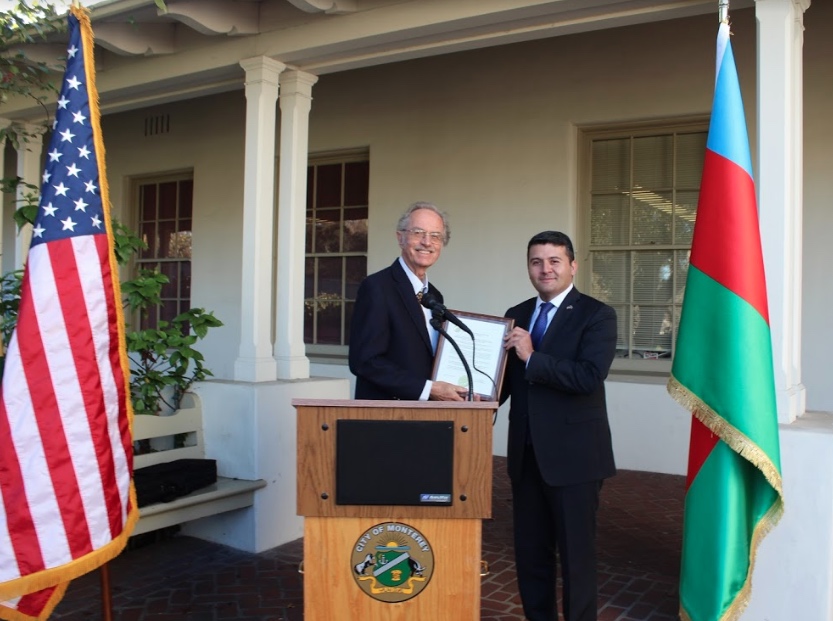 Azerbaijan’s National Flag Day celebrated in Monterey, California