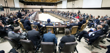 Defense minister addresses NATO meeting