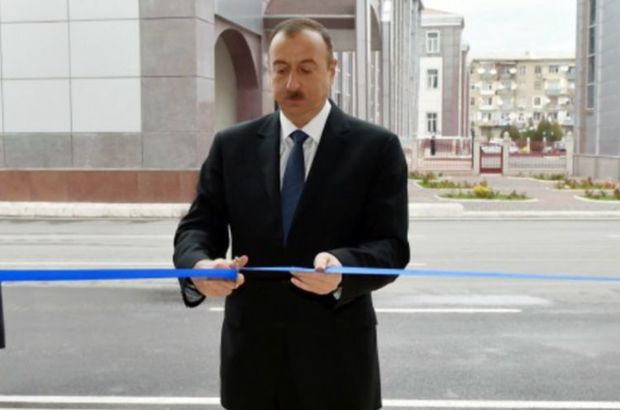 President of Azerbaijan attends opening of facilities in Ganja
