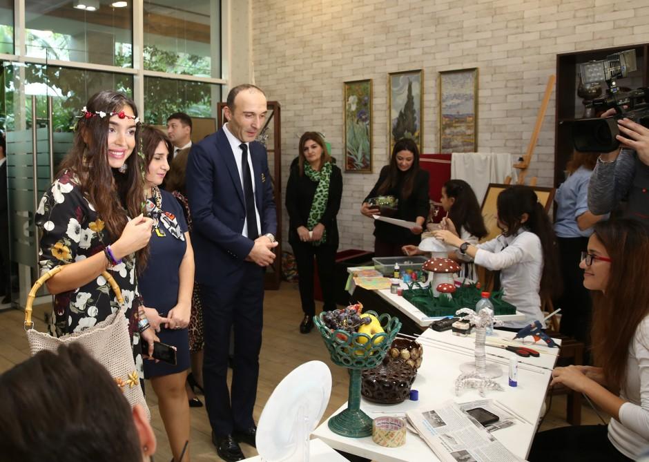Heydar Aliyev Foundation VP Leyla Aliyeva attends opening of ecological problems exhibition