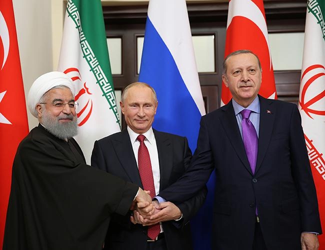 Turkish, Russian, Iranian presidents meet in Sochi