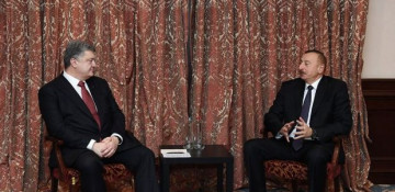 Azerbaijani President met with President of Ukraine - PHOTO