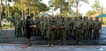 Another residential complex for officers commissioned in the frontline zone