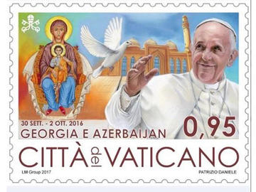 Vatican issues postage stamp dedicated to Pope's visit to Baku