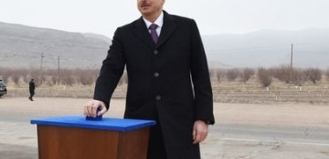 President Aliyev lays foundation stone for Sabirabad Industrial Hub