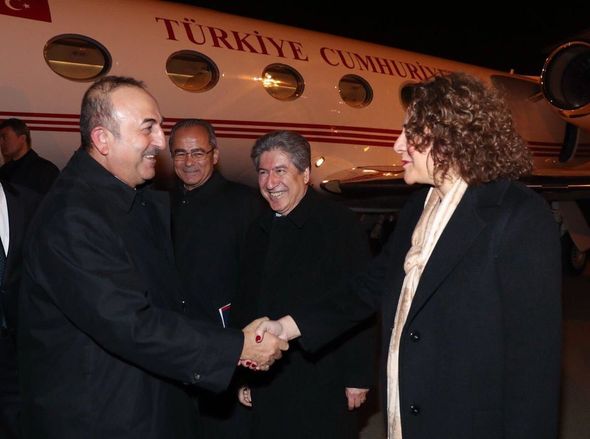 Turkish FM arrives in Baku