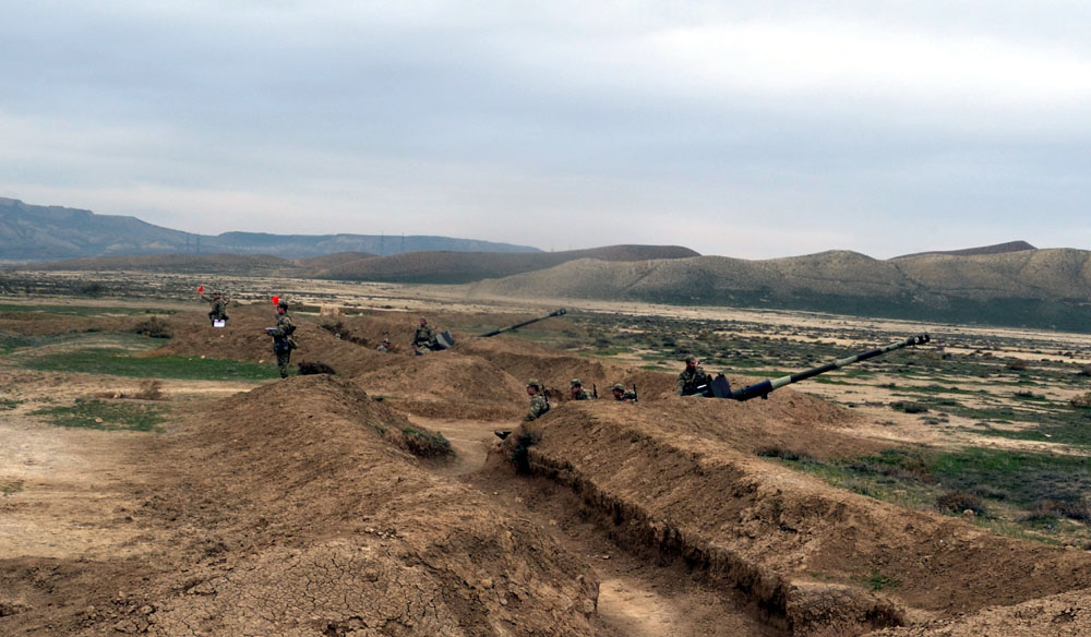 Cadets carried out artillery firings