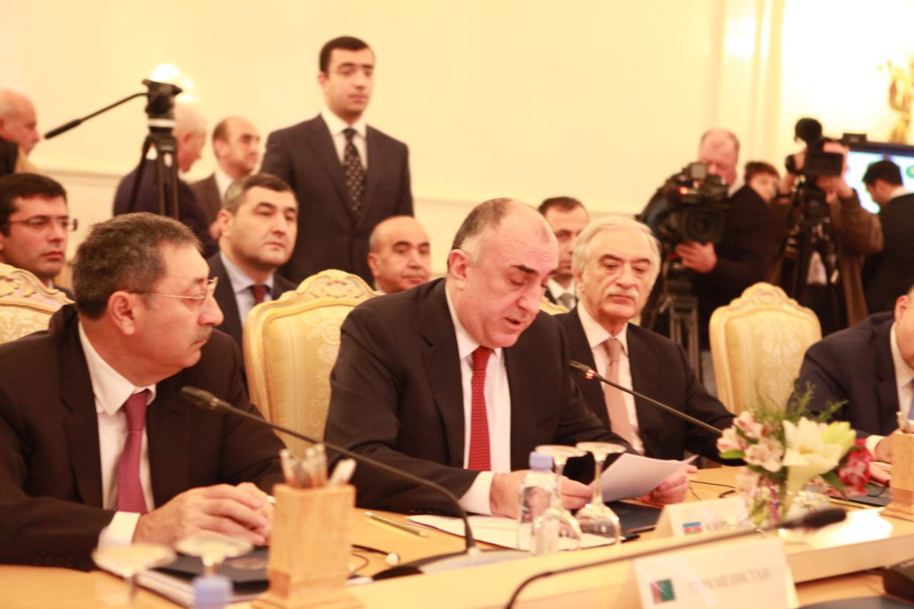 Azerbaijan's FM attends meeting of foreign ministers of Caspian littoral states