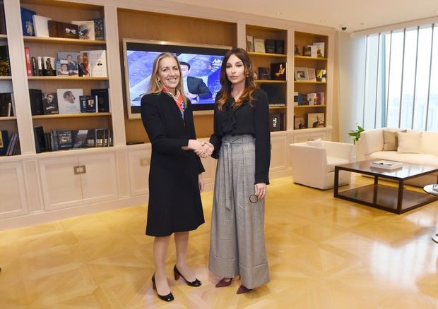 First Vice-President Mehriban Aliyeva met with delegation led by UK Minister of State for Trade and Export Promotion