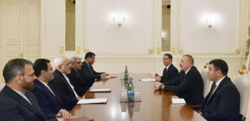 Azerbaijani president receives Iranian foreign minister