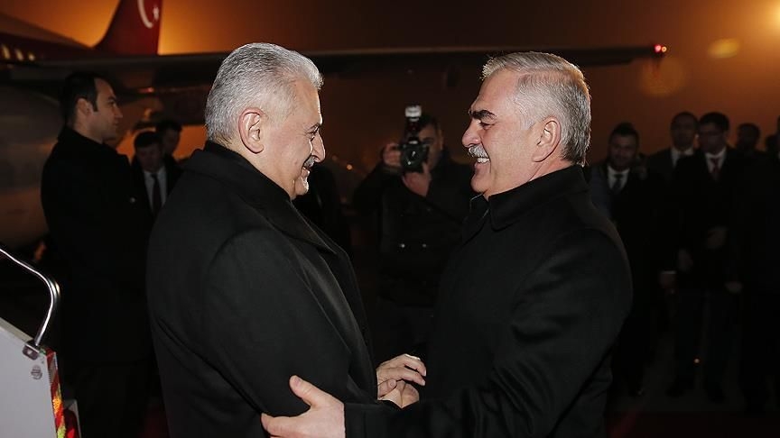 Turkish PM arrives in the Nakhchivan AR