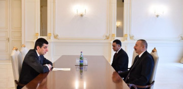 President Ilham Aliyev receives Georgian vice prime minister