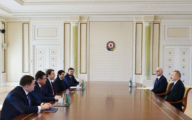 Ilham Aliyev receives Russian minister
