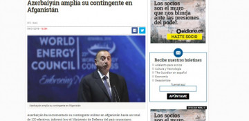 Spanish portal hails Azerbaijani peacekeepers’ contributions to NATO’s Resolute Support Mission in Afghanistan