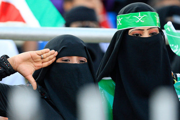 Saudi Arabia allows women at football game for first time