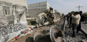 Train crashes in Mexico City suburb, killing at least five