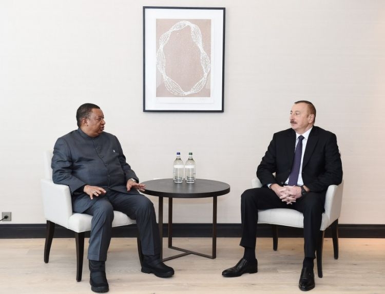 President Ilham Aliyev meets with Statoil CEO
