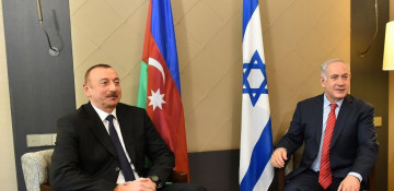 President Ilham Aliyev meets Israeli PM Netanyahu in Davos