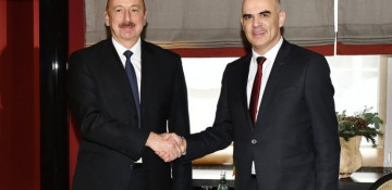 President Ilham Aliyev meets with President of the Swiss Confederation