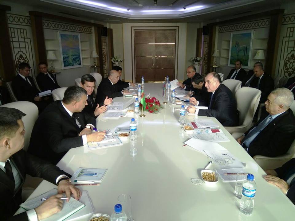 Minister Elmar Mammadyarov meets Deputy Prime Minister and Foreign Minister of Turkmenistan Rashid Meredov