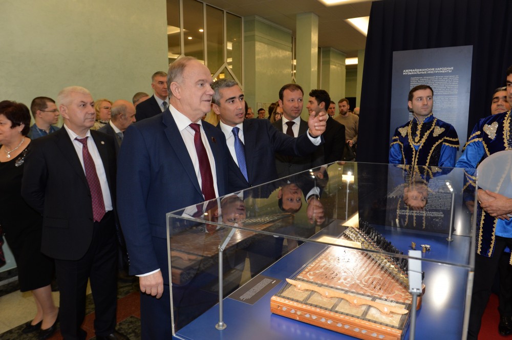Exhibition dedicated to Azerbaijani-Russian diplomatic relations launches in State Duma
