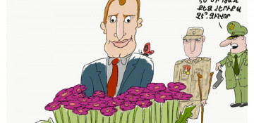 Death threats against Armenian news editor for satirical cartoon mocking Defence Minister Sargsyan