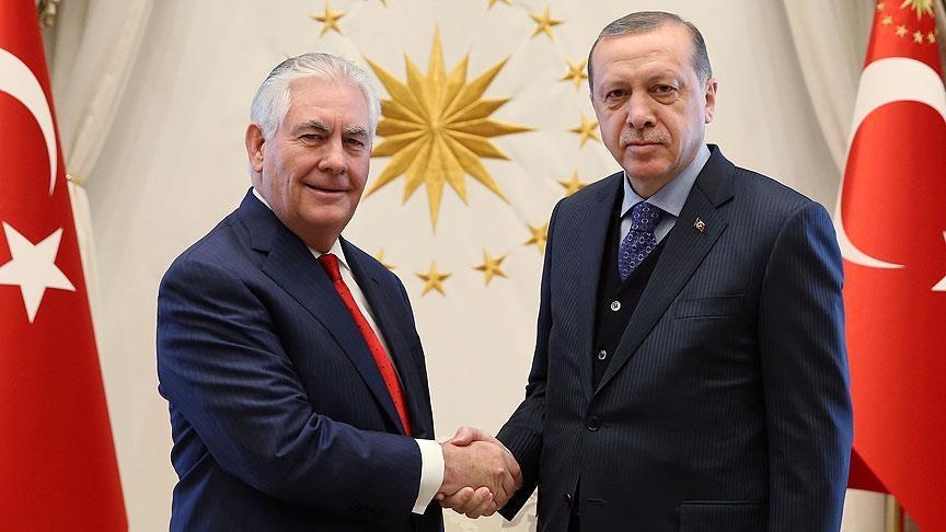 Turkish president, US secretary of state meet in Ankara