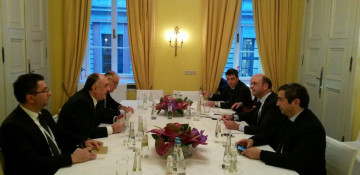 Foreign Minister Elmar Mammadyarov meets Italian counterpart