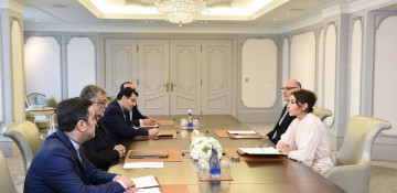 Mehriban Aliyeva meets with head of Iran's Islamic Culture and Relations Organization