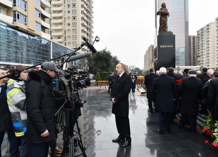 President Ilham Aliyev: Azerbaijan should be stronger in order to prevent recurrence of this tragedy