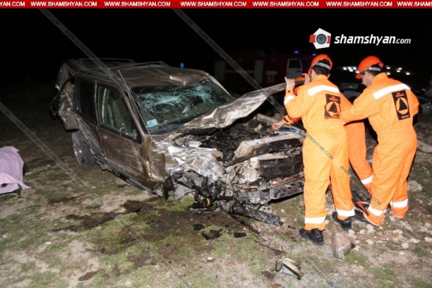 Road accident in Armenia kills 2, injures 2 others