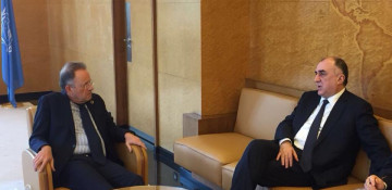 Elmar Mammadyarov meets Director-General of United Nations Office 
