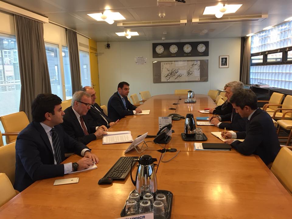 Foreign Minister Elmar Mammadyarov meets United Nations High Commissioner for Refugees 