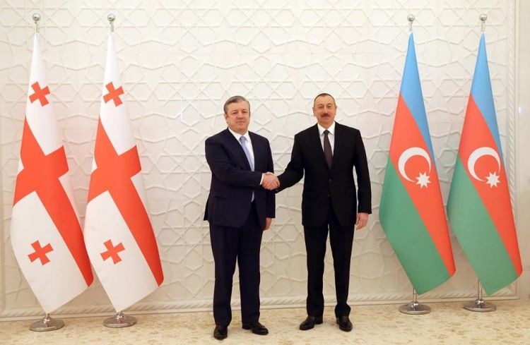 President Ilham Aliyev receives Georgian PM