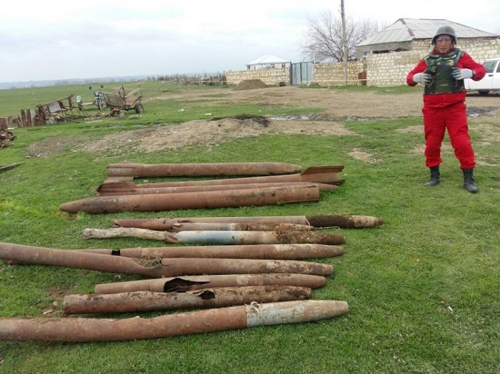 12 missiles found in Aghstafa district