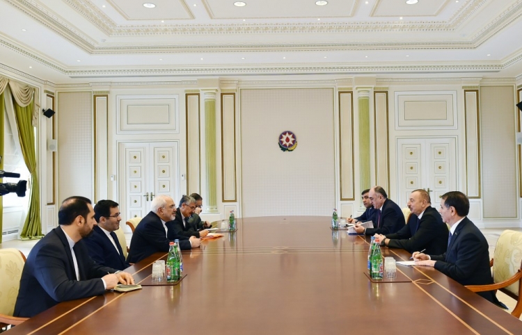 President Ilham Aliyev receives Iranian FM 