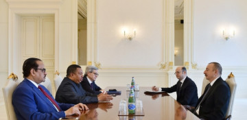 President Ilham Aliyev received delegation led by OPEC Secretary General