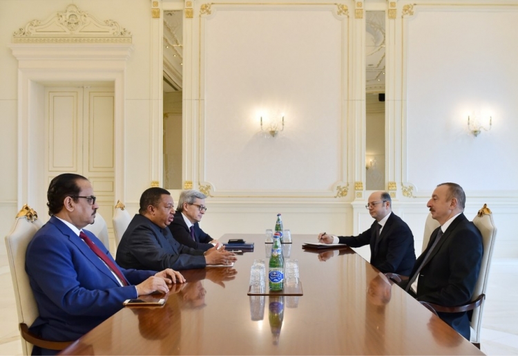 President Ilham Aliyev received delegation led by OPEC Secretary General