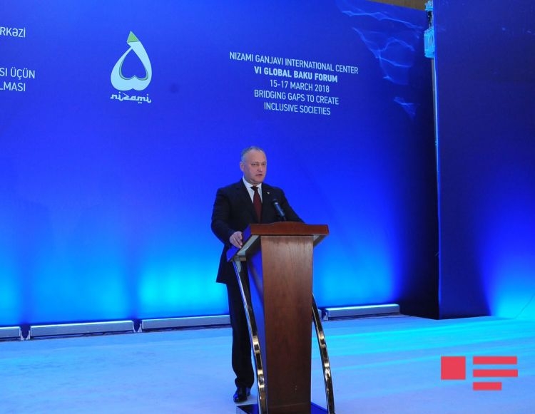 President of Moldova: Global dialogues in Azerbaijan contribute to the reduction of international tension