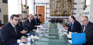 Foreign Minister Elmar Mammadyarov meets Italian counterpart