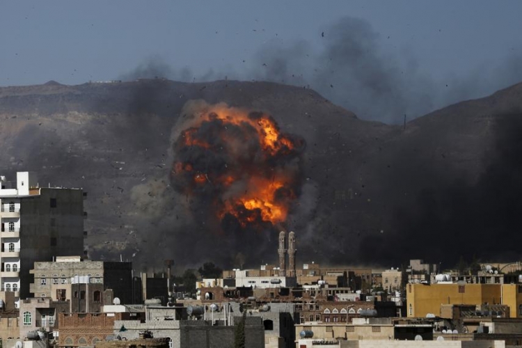 Saudi-led air strike kills 12 civilians, including seven children: medics
