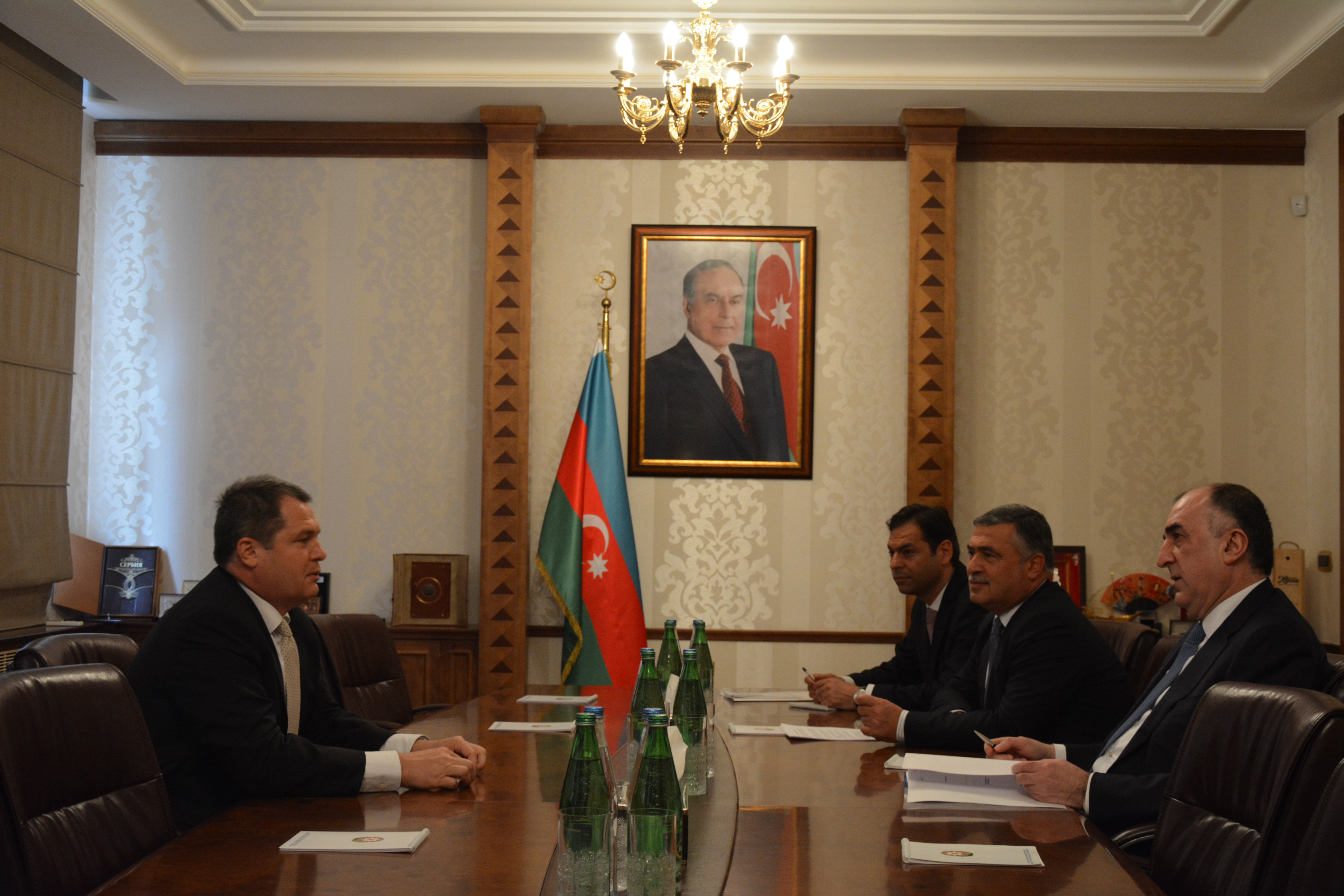 Azerbaijan's FM receives outgoing Czech ambassador