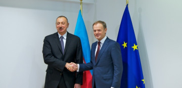 President of European Council Donald Tusk congratulated President Ilham Aliyev