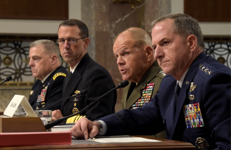 U.S. military chiefs to brief Congress on Syria behind closed doors